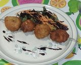 Foto del paso 3 de la receta: Brocheta de buñuelos de yuca & pescado