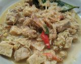 Foto langkah ke 8 dari resep Botok tempe teri rebus di panci ala bundadewi.