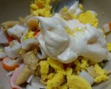Foto del paso 3 de la receta Volovanes rellenos de surimi y espárragos
