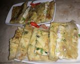Foto langkah ke 5 dari resep Martabak Telur Kulit Lumpia.