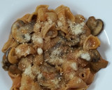 Foto del paso 7 de la receta: Pasta caracol con champiñones y queso parmesano
