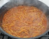 Foto del paso 6 de la receta: Macarrones boloñesa sin hervir la pasta