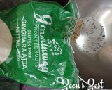 A picture of step 1 of Water Chestnut and Wheat flour Rotis.