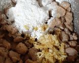 A picture of step 1 of Soya pakode.