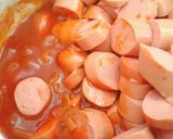 Virsli pörkölt🍴 recept fázis 4 fotója