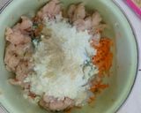 Foto langkah ke 2 dari resep Nugget ayam wortel.