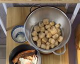 Foto langkah ke 1 dari resep Agedashi tofu.