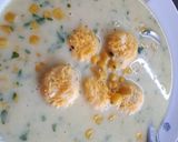 Petrezselymes kukoricaleves sajtgombócokkal recept fázis 5 fotója