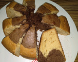 عکس مرحله 4 از دستور کیک دورنگ