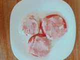 Desayuno tomates tipo pizza