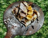 A picture of step 4 of Banana Nutella Roll.