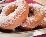 A picture of step 7 of Coconut Donuts.