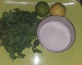 Mint and lemon sharbat recipe step 1 photo