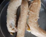 A picture of step 1 of Raw banana Hyderabadi toast.