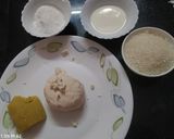A picture of step 1 of Malai chamcham.
