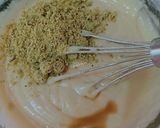 A picture of step 8 of Thandai Bundt cake with Kesar thandai Rabdi frosting.