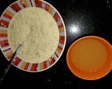 A picture of step 6 of Quaker oats and nutri c orange juice.