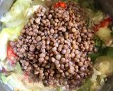Foto del paso 2 de la receta: Lentejas con zapallo italiano y pimentón