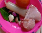 Foto langkah ke 1 dari resep MPASI : Pepes ayam & tahu goreng brokoli (6 bln).