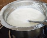 A picture of step 2 of Pineapple Payasam.