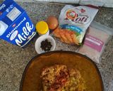 Foto langkah ke 1 dari resep Hamburg with Mushroom Sauce.