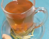 A picture of step 3 of Lemongrass Galangal Honey Green Tea (great drink for cold & flu).