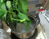 Foto langkah ke 2 dari resep Rujak Kangkung Tegal / Pecel Uleg Tegal.