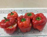 Foto del paso 8 de la receta: Pimientos rellenos de arroz con verduras