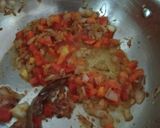 A picture of step 5 of Palak Anda Curry.