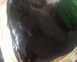 A picture of step 9 of Anniversary chocolate vanila cake.