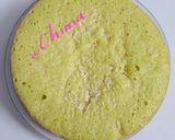 Foto langkah ke 5 dari resep Chiffon Pandan Keju Rice Cooker Cake.