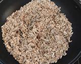 A picture of step 1 of Poha balls.