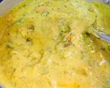 A picture of step 8 of Punjabi Kadhi Pakoras.