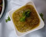 A picture of step 4 of Tamarind and mint chutney.