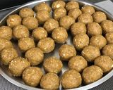 A picture of step 20 of Methi Coconut Laddu.