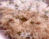 A picture of step 3 of Matar Rice.