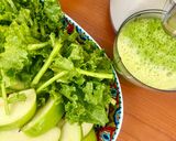 Hình bước làm 3 của món Nước Ép Táo Xanh Và Cải Kale