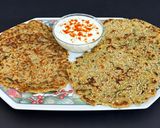 A picture of step 16 of Jowar Lauki (Bottlegourd) Thalipith.