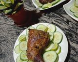 A picture of step 7 of Grilled chicken laps.