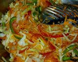 A picture of step 1 of Veg.noodles.