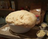 A picture of step 6 of Challah/bread loaves.