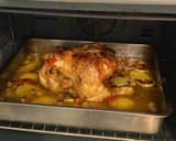 Foto del paso 5 de la receta: Pollo al horno con manzana - verduras y patatas