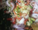 A picture of step 3 of Spicy sesame noodles.