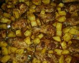 Foto del paso 6 de la receta Alitas con patatas al horno (a mi gusto)