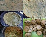 A picture of step 2 of Mix Bhaji Thepla.
