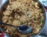 A picture of step 5 of Shahi pulao.