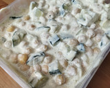 Foto del paso 6 de la receta: Garbanzos con calabacín en salsa de tofu al limón