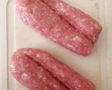A picture of step 1 of Pappardelle with Sausage and Leek Ragù.