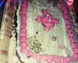 صورة لخطوة 3 من وصفة كيكة السمسم الحلوة بالكريمة الزهرية مع المكسرات ياااام 🎆