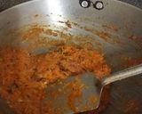 A picture of step 4 of Matar paneer.